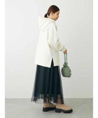 Green Parks 裏起毛パーカー Ecru