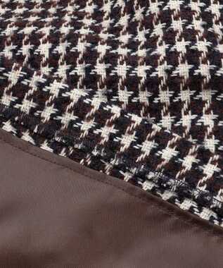 23区 チェックツイード ラップ風 スカート ブラック系3