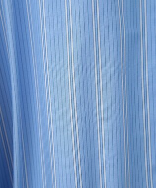 CRAFT STANDARD BOUTIQUE シワ軽減 /イージーケアシャツワンピース Stripe Sax