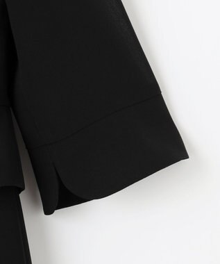 自由区 FORMAL 【洗える/着心地楽々】セオプラスエス ウォッシャブル ワンピース ブラック系