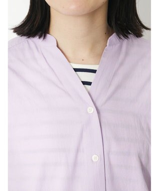 CRAFT STANDARD BOUTIQUE コクーンドルマンシャツチュニック Lavender