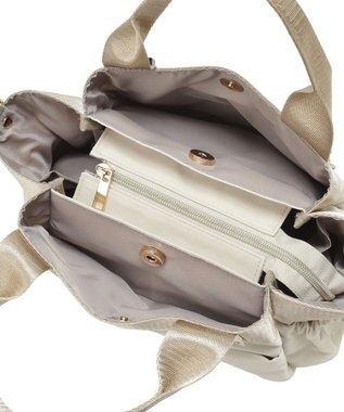 Green Parks ａｎｄｍｉｋｋａ．２ＷＡＹベルトトートバッグ Light Beige