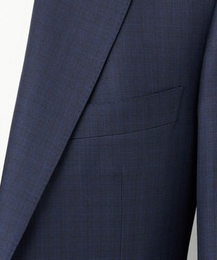 GOTAIRIKU WEB&一部店舗限定【DORMEUIL/ドーメル】IMPERIALJADE/インペリアルジェイド 通年 3ピーススーツ（ネイビー×格子） ネイビー系8