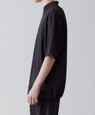 UNFILO 【ミズノ×UNFILOコラボ】ヘンリーネック シャツ ブラック