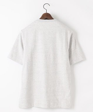 JOSEPH ABBOUD 【オーガニックコットン使用・日本製】JOEコットンサッカー Vネック Tシャツ ライトグレー系7