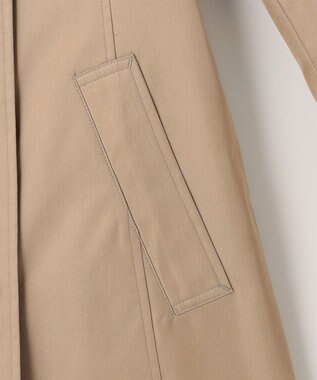 23区 コットンポリエステルギャバジン トレンチコート キャメル系