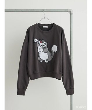 Green Parks Villains／パッチワーク裏毛プルオーバー Charcoal Gray