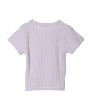 earth music&ecology ワッフルＴｅｅ Lavender
