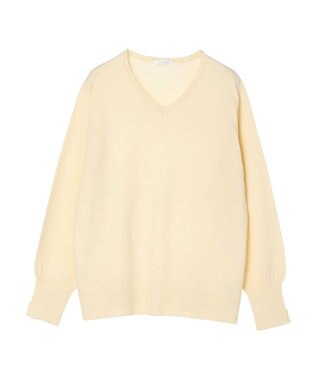 Green Parks アルガンオイル配合　Ｖネックプルオーバー Ivory