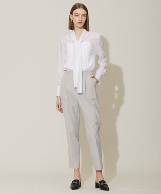 ICB 【接触冷感・UVケア・撥水・洗える】 LooseWeave テーパードパンツ トープ系