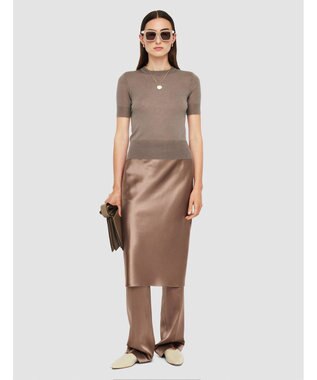 JOSEPH 【洗える】キャッシュエアー　ショートスリーブニット Escargot