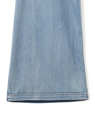 J.PRESS YORK STREET 【WOMEN】ダンガリーワイド デニムパンツ ダルブルー系