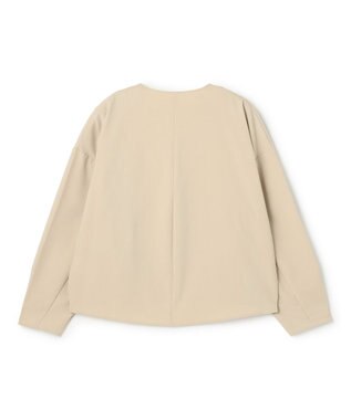 UNFILO マイビューティ キーネックブラウス ベージュ
