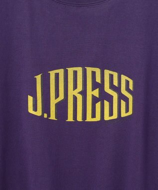 J.PRESS MEN 【J.PRESS ORIGINALS】【UNISEX】Cotton Jersey J.PRESS Logo T-shirt パープル系