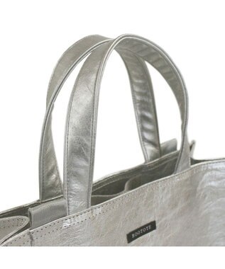 ROOTOTE 1032【木繊維軽量素材】EU.スクエア.メタリック-A 01：シルバー