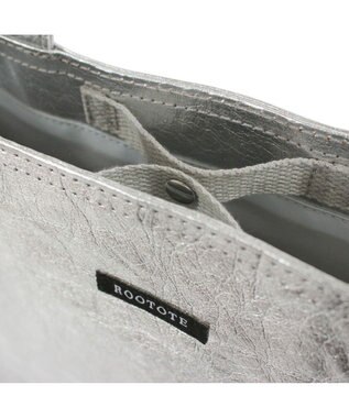 ROOTOTE 1032【木繊維軽量素材】EU.スクエア.メタリック-A 01：シルバー