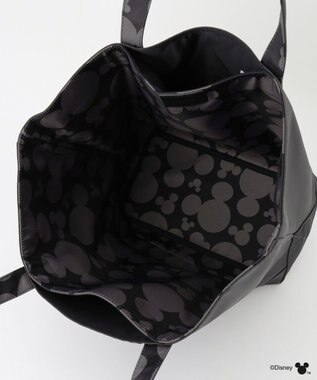 Y'SACCS 【Disney Collection】シルエットプリントトートバッグ　Lサイズ ダークグレー