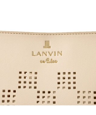 LANVIN en Bleu ペルフォレ 2wayバッグ オフホワイト