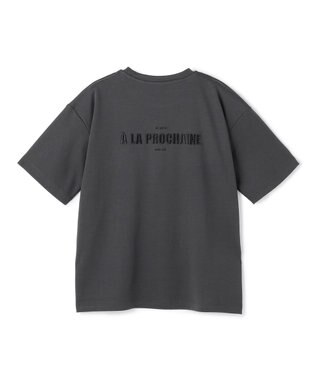 UNFILO 【VERY掲載】BEAUTY FORM-T cotton ロゴ ハーフスリーブ Tシャツ チャコール