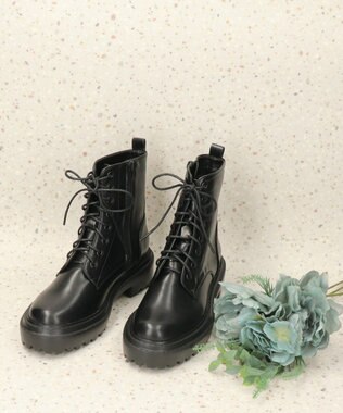 Bridget Birkin 【Bridget Birkin】ボリュームソールレースアップショートブーツ ブラック