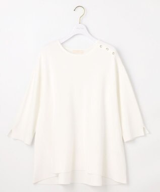 ANY SIS S 【UVカット・洗える】フレアニット チュニック オフ