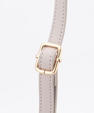 ANY 【2WAY】ワイドスクエアショルダーバッグ ベージュ