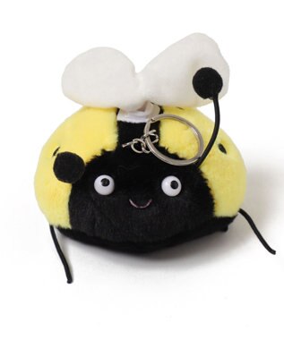 WEGO ふりふりてんとうむしぬいぐるみキーホルダー イエロー