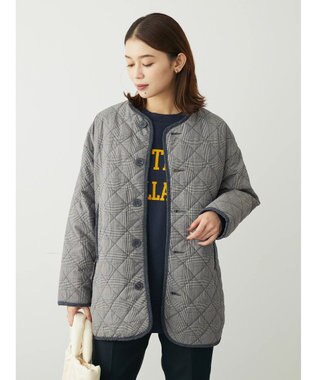 Green Parks 裏起毛フロッキーロゴプルオーバー Dark Navy