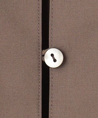 #Newans 【洗える】ピンタックベストコンビワンピース ブラウン系