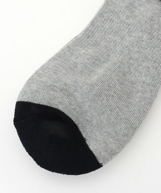 23区GOLF 【MEN】バックロゴ ハーフソックス ライトグレー系