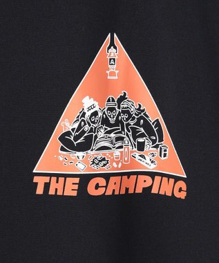 SHARE PARK MENS 【UNISEX】UVカット アートコラボロングTシャツ〈CAMP〉（L・XLサイズ） ブラック