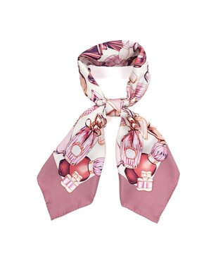 Marca ＜春の新色！＞【Marcaオリジナル】パフュームボトル  大判 シルクツイル スカーフ ローズ