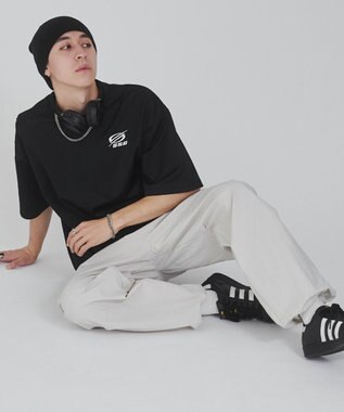 WEGO 【ウエストゴム/撥水/洗濯機可】ナイロンイージーパンツ ライトグレー