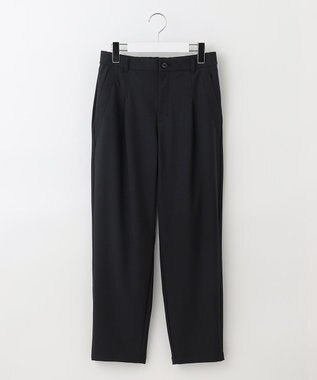 23区GOLF 【23Fondation】セミワイド テーパードパンツ ブラック系