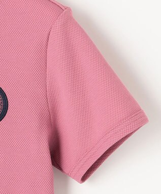 23区GOLF 【WOMEN】【WEB&一部店舗限定】ハニカムライトカノコ 半そでポロシャツ ピンク系