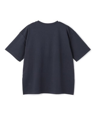 UNFILO 【VERY掲載】BEAUTY FORM-T cotton ロゴ ハーフスリーブ Tシャツ ネイビー