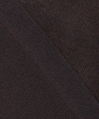 23区 L 【洗える】シャイニーシアーニット フレア スカート ダークブラウン系