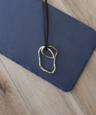 AMERICAN HOLIC メタルフープスライドネックレス