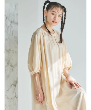 Green Parks ■ＥＳＣＡＲ　バックオープンギャザーワンピース Ivory