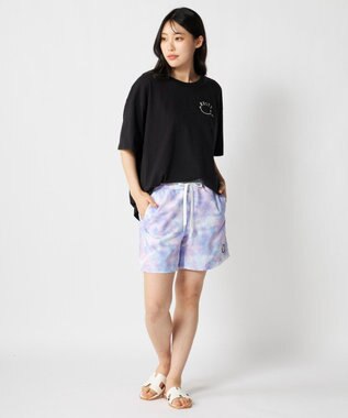 OP／FILA 【RUSTY】タイダイ柄ボードショーツ ラベンダー