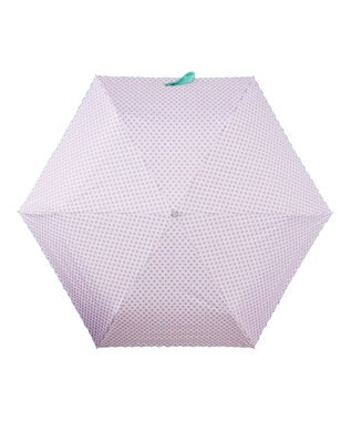 MOONBAT アデリアレトロ×estaa 晴雨兼用日傘 折りたたみ傘 さくら草 UV 一級遮光 ペールピンク