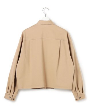 23区 L 【先行予約】ストレッチギャバ チノ ショート シャツジャケット ベージュ系
