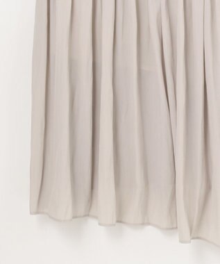 GRACE CONTINENTAL ネックレス付ティアードドレス ベージュ