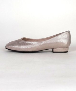 Dominic3 アシメカット パンプス ベージュ箔