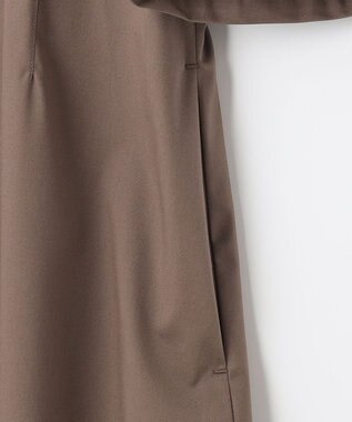 #Newans 【洗える】ピンタックベストコンビワンピース ブラウン系