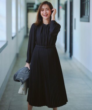 ANY SIS L ノーブルプリーツ ワンピース