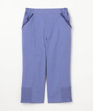 組曲 KIDS 【150-160㎝】シャーリング パンツ ブルー