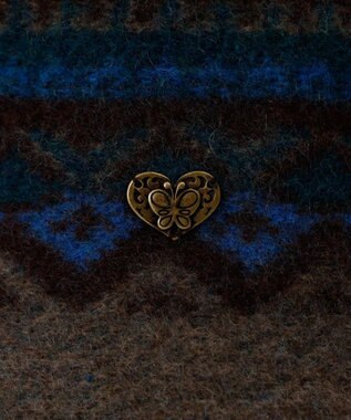 AURORA 【 ANNA SUI（アナ スイ）】ノルディックバスククロッシェハット グリーン