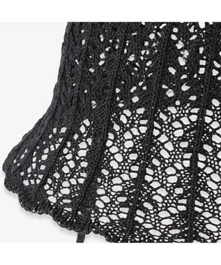 林八百吉商店 un chapeau スカラップサーモハット ブラック