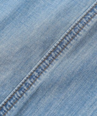 J.PRESS YORK STREET 【WOMEN】ダンガリーワイド デニムパンツ ダルブルー系